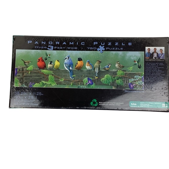 Hartman Brothers Collection “Songbirds”750 Piece Panoramic Puzzle SEALED - Picture 3 of 7